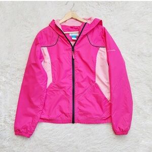 Columbia Pink Windbreaker. Excellent Condition. Size 6/6X